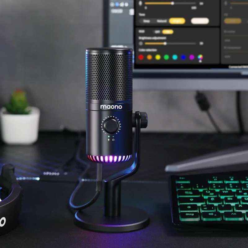 Jual Maono Au-dm30 Rgb Programmable Gaming Usb Microphone Dm-30 Mic Di ...