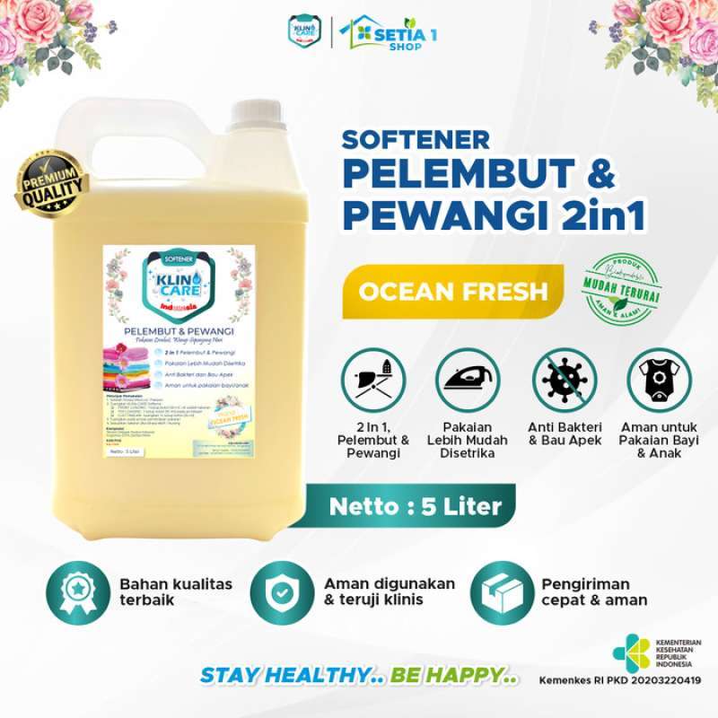 Promo Softener Laundry 5 Liter Pewangi Pelembut Pakaian Aman Untuk Baju