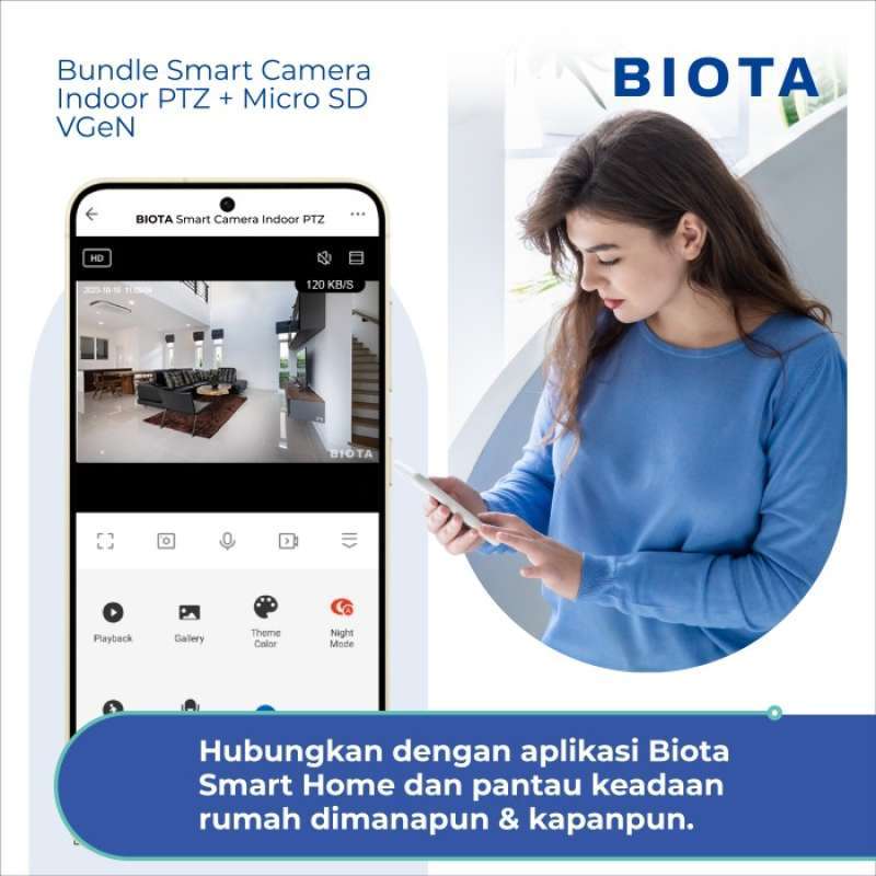 Promo Biota Bundling Smart Camera Indoor Ptz + Microsd Diskon 23% Di ...