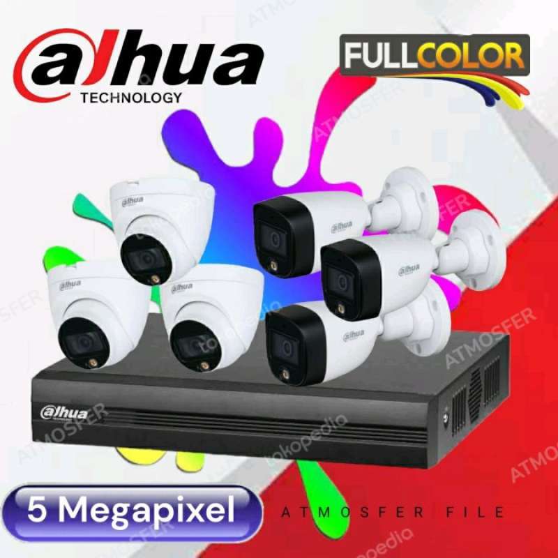 Promo Paket Cctv 8 6 Camera 5mp Fullcolor Lengkap Diskon 23% Di Seller ...