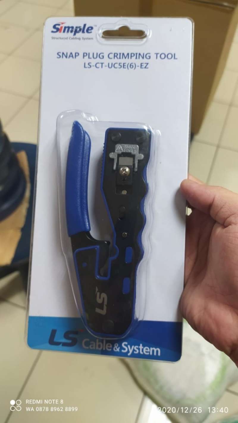 Promo Ls Ez Ls-ct-uc6-ez Crimping Tool Rj45 Anti Gagal Diskon 23% Di ...