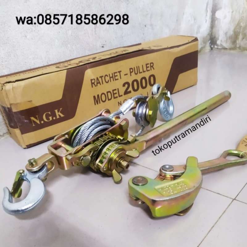 Promo Ratchet Puller Ngk 2000 2 Ton Tracktang Kodokan Penarik Kabel ...