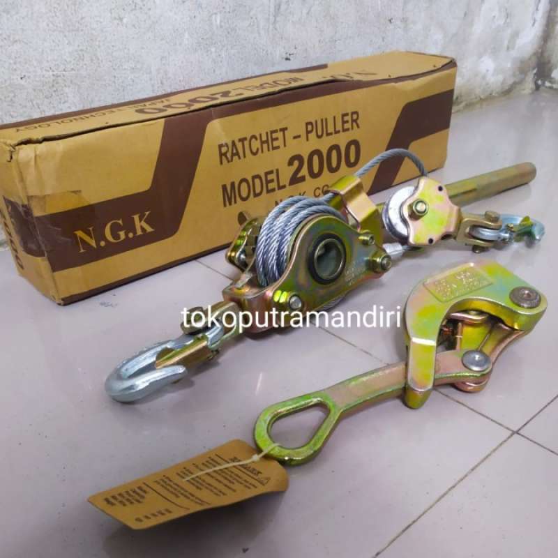Promo Ratchet Puller Ngk 2000 2 Ton Tracktang Kodokan Penarik Kabel ...