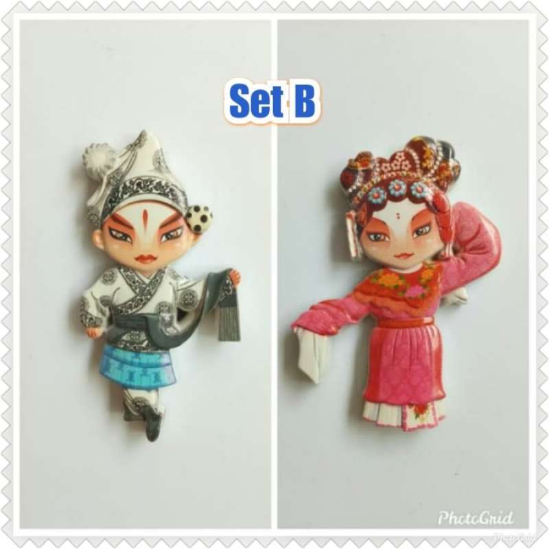 Jual Souvenir Magnet Kulkas Opera Beijing Oleh Oleh China Hongkong ...