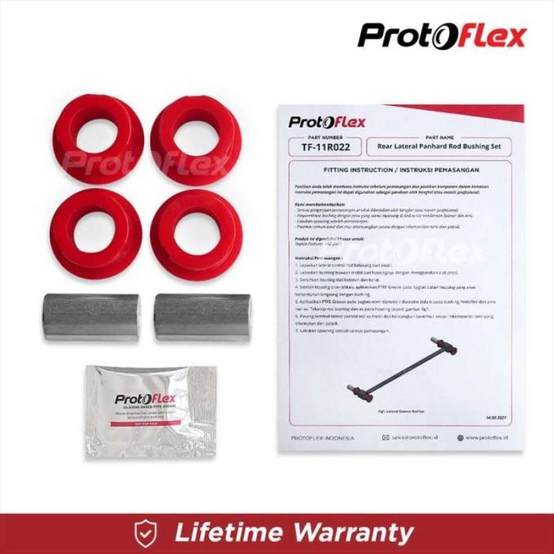 Jual Protoflex Rear Lateral Control Panhard Bushing Set Fortuner Vrz Di ...