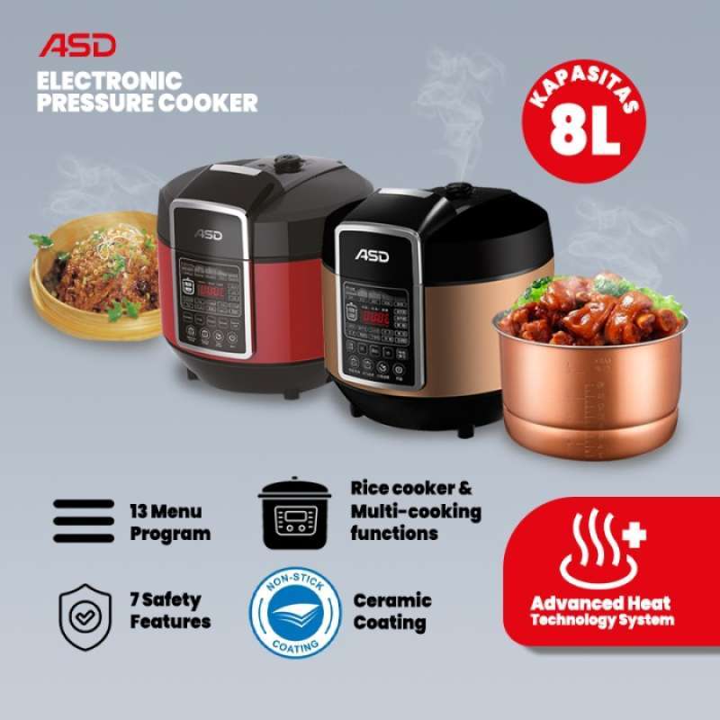 Promo Asd Electronic Pressure Cooker - Rice Cooker Multifungsi Diskon ...