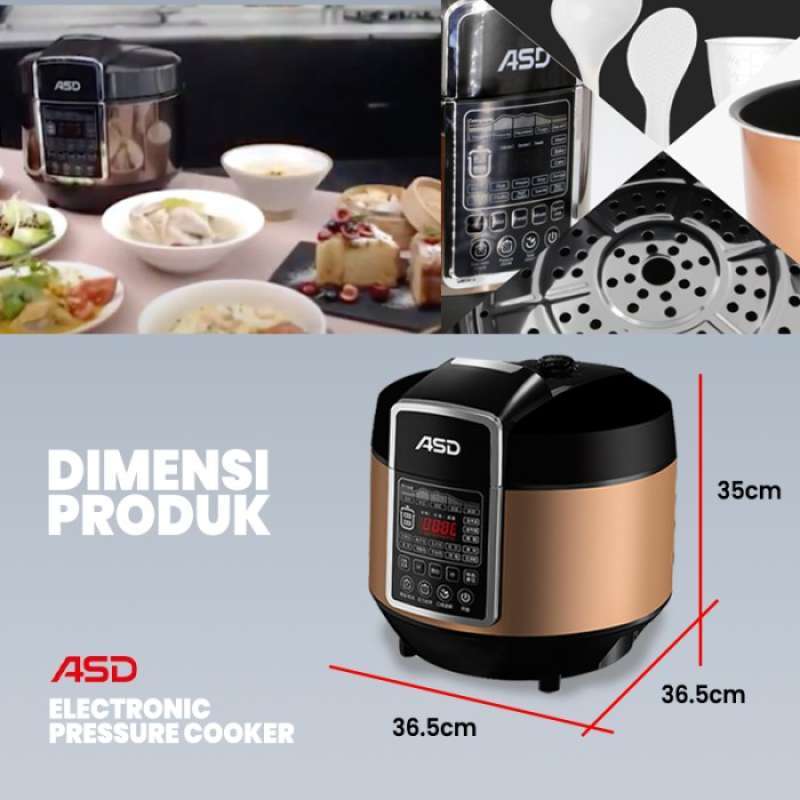 Promo Asd Electronic Pressure Cooker - Rice Cooker Multifungsi Diskon ...