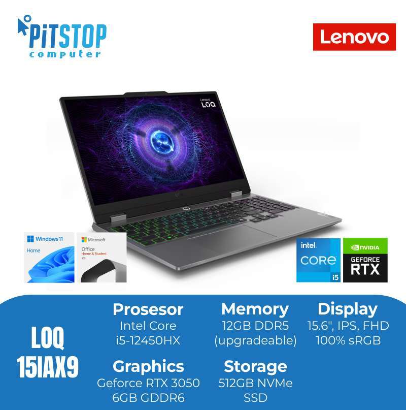 Loq Laptop Lenovo I5 Ram 8gb Lenovo LOQ 15IAX9 Core I5-12450HX RAM