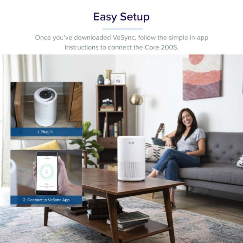 Filtri HEPA 3 in 1 di ricambio Core 200S, compatibili con purificatore