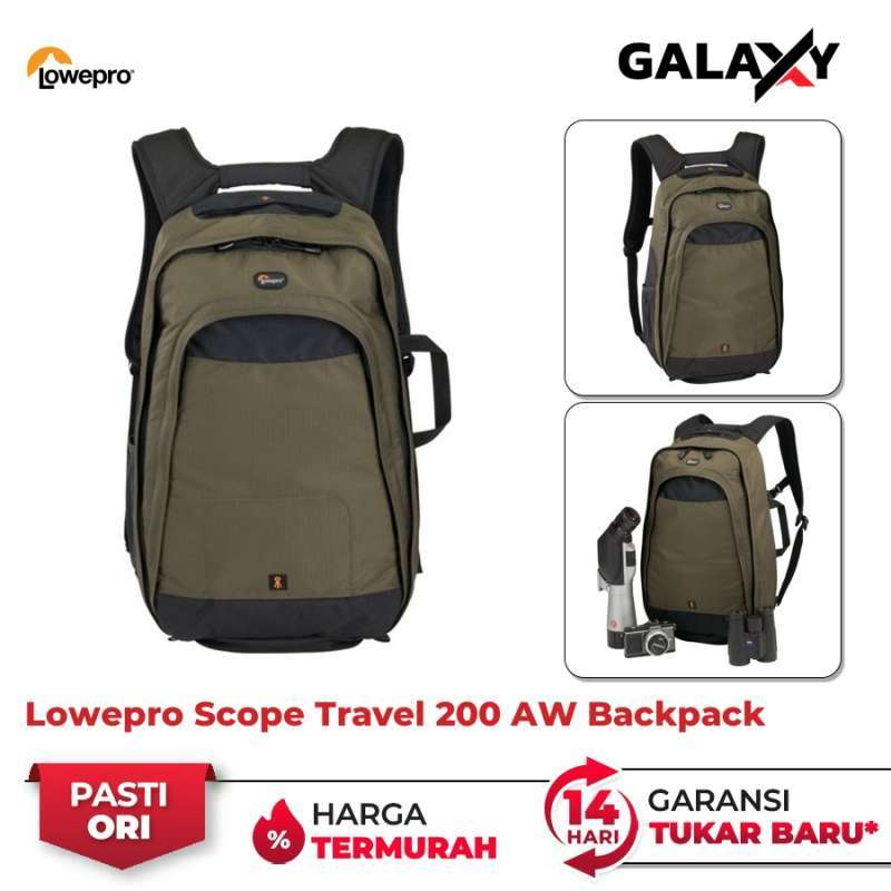 Jual Lowepro Scope Travel 200 Tas Aw (dark Olive) Resmi Di Seller