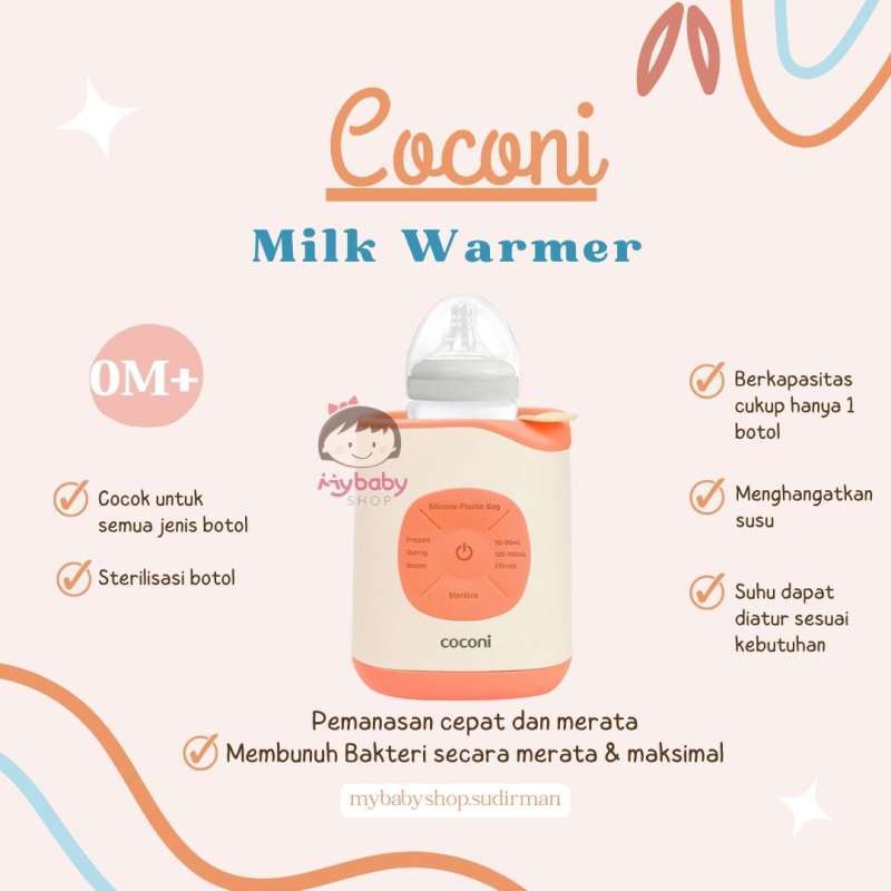 Jual Coconi Warmease Milk Warmer Penghangat Botol Susu Bayi Di