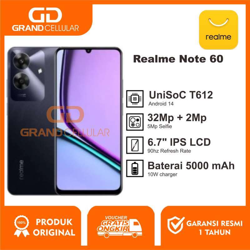 山本様専用 realme Note 60 6GB/128G 3台 Jual Realme Note 60 12GB RAM