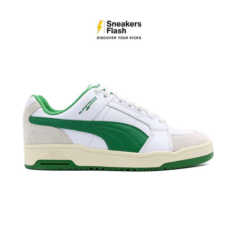 Sepatu Sneakers Pria PUMA SLIPSTREAM LO RETRO WHITE ARCHIVE GREEN 38469222