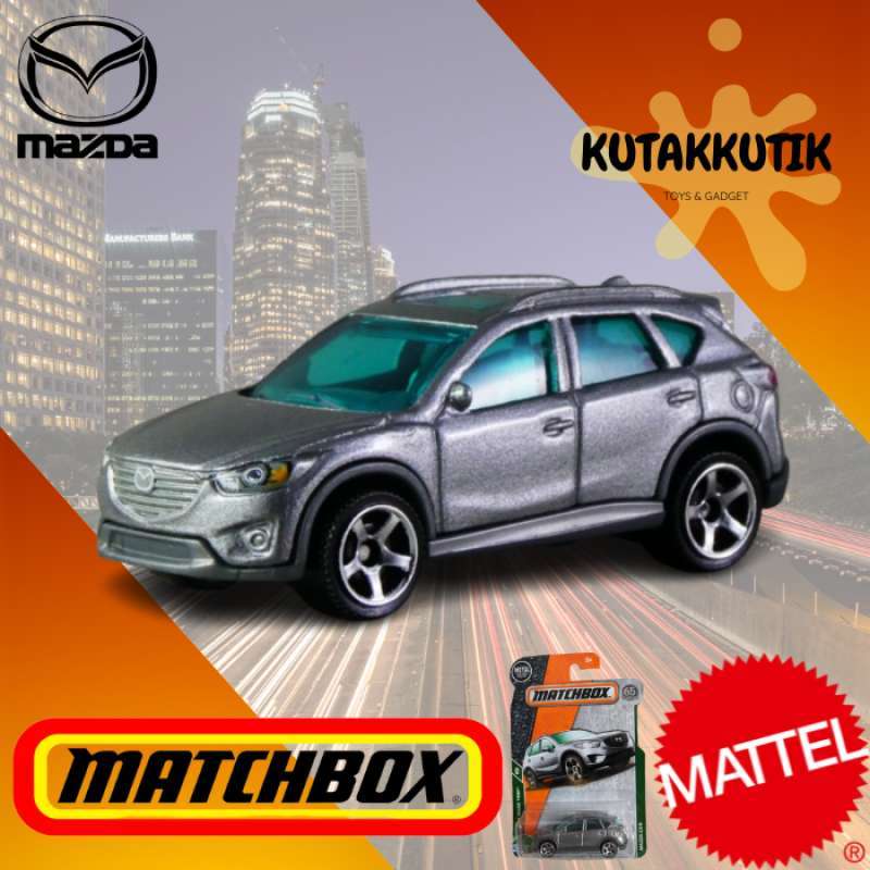 Matchbox Mazda CX-5 Diecast Car - With Flashing Light Feature, Portable Toy Car