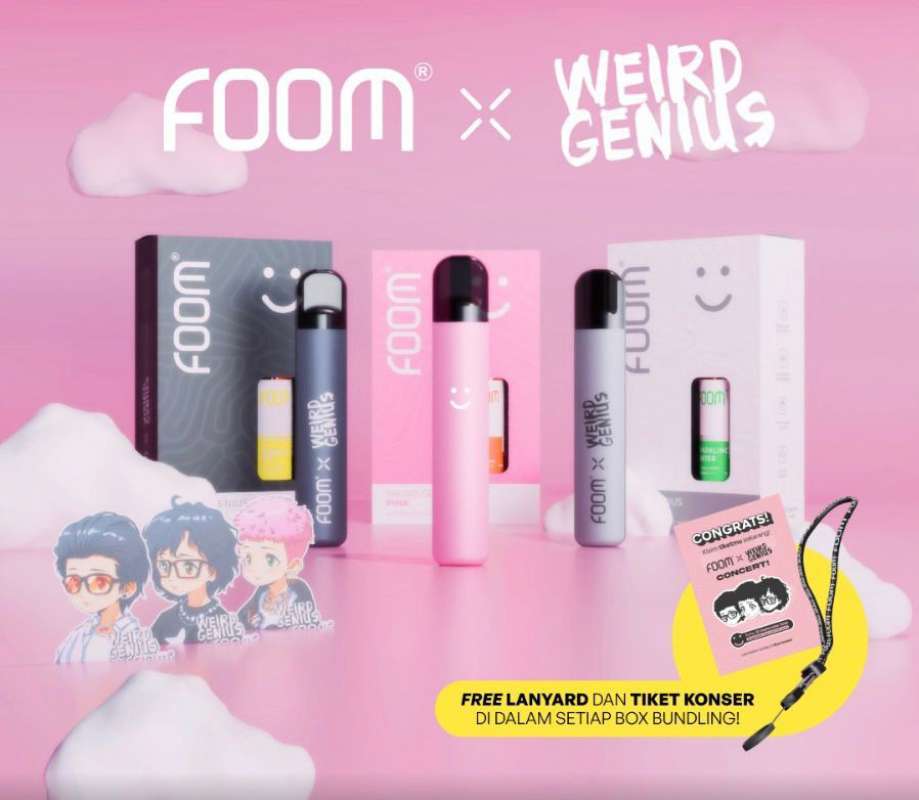 ???? Jual Foom X Weird Genius Pod Bundling Liquid Smiley Edition Pod System  By Foom Pod X Weird Genius - Grey Icy Pineaple Di Seller Egolegas -  Jatiwaringin, Kota Bekasi