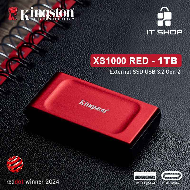 Jual Kingston Xs1000 Red External Portable Ssd 1tb Di Seller It