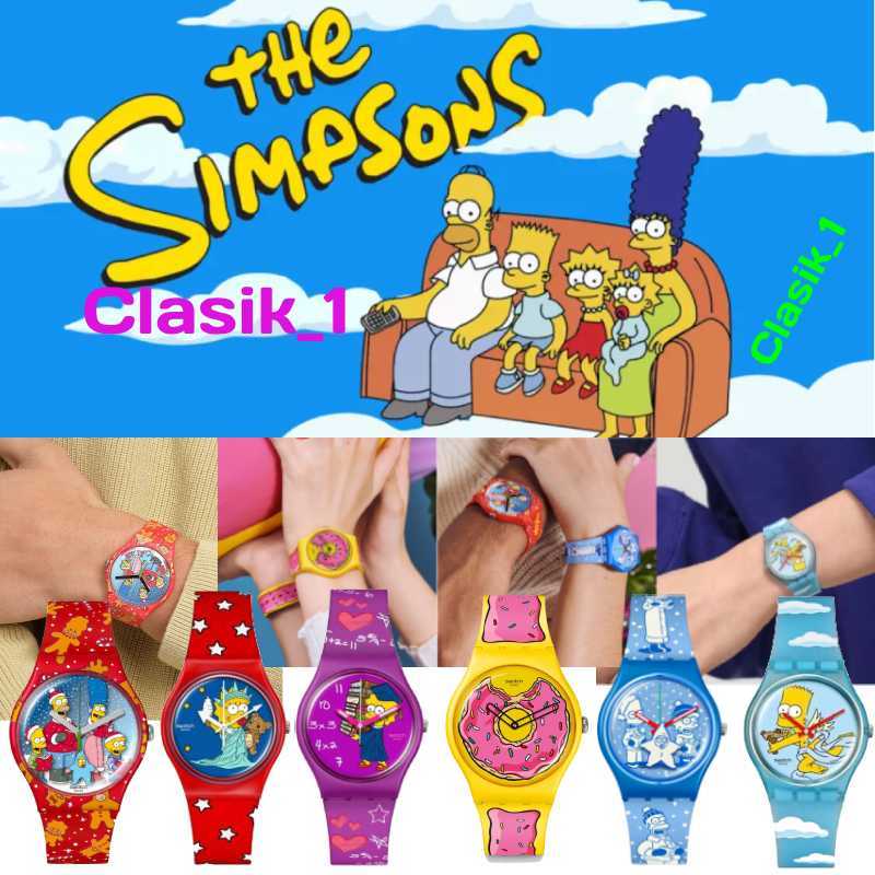 Promo Original 100%!! Swatch The Simpsons Series Suoz361