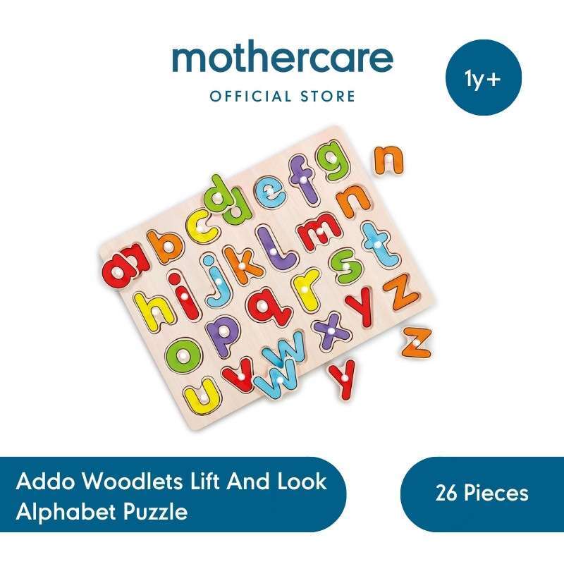 Promo Addo Woodlets Lift Look Puzzle Mainan Edukasi Anak