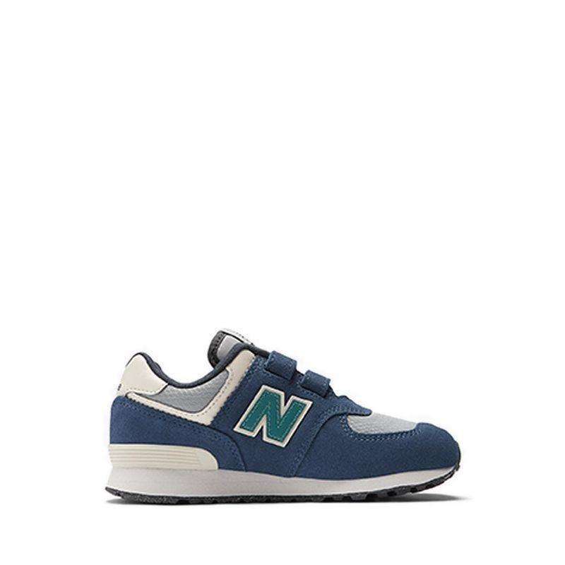 New Balance Kids 574 Boys Shoes Nb Navy (NEWPV574SOA)