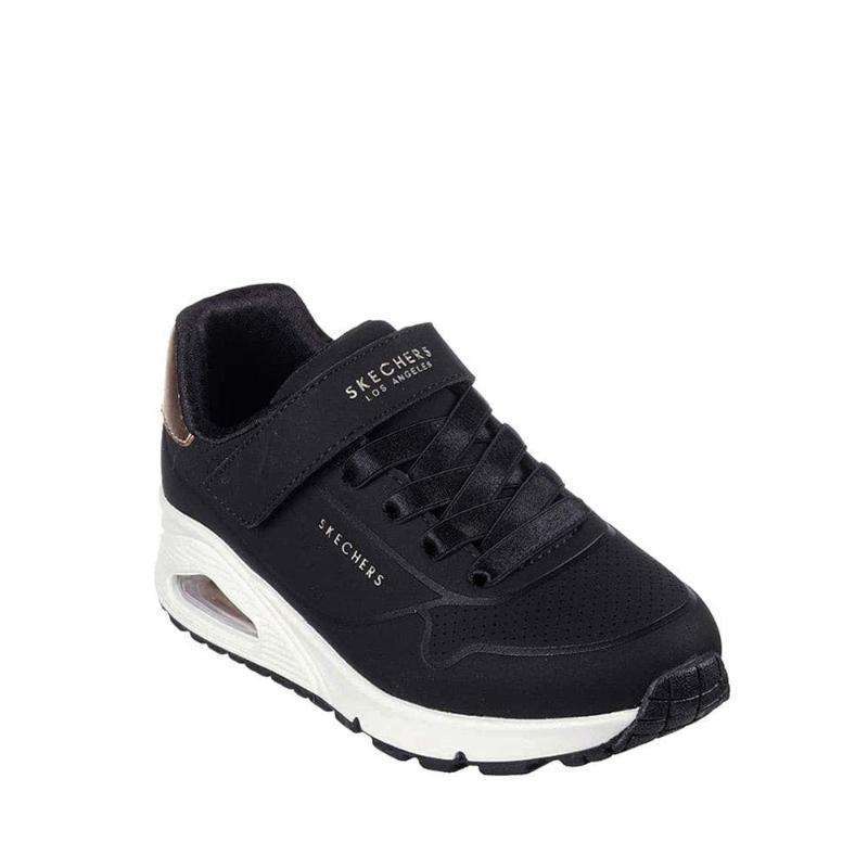 Skechers Kids Uno Gen1 Girls Shoes Black (310546LBLK)