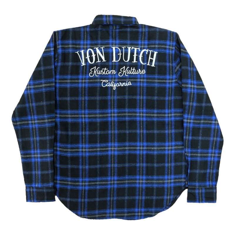 Jual Von Dutch Flannel 0940 Blue - L Di Seller Von Dutch Official Store -  Mangga Besar, Kota Jakarta Barat | Blibli