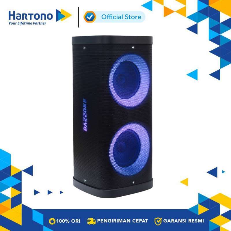Polytron Partymax Speaker Bluetooth Portable Wireless Karaoke PPSPRO7M22