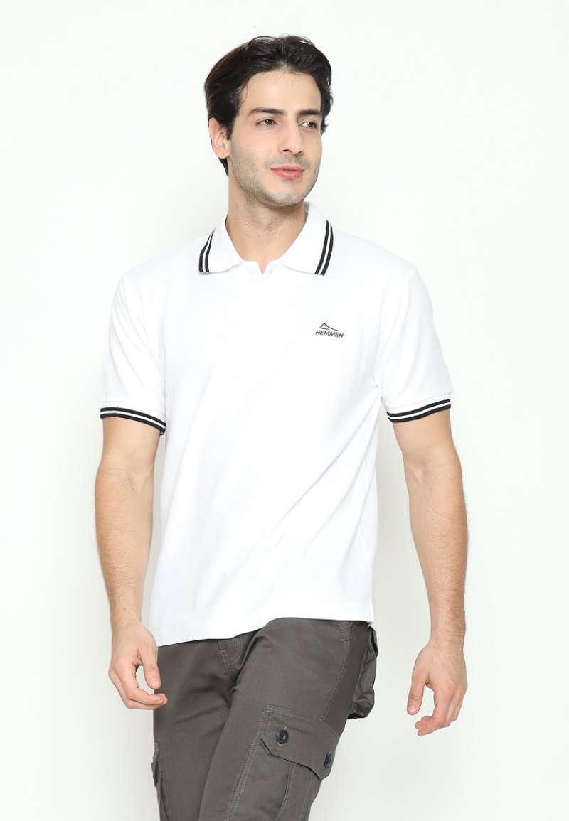 HEMMEH Polo Wangki White Polos