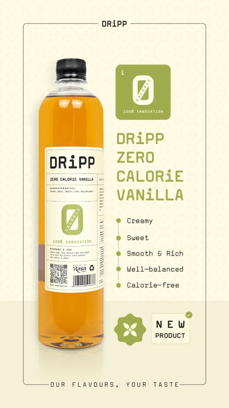 Jual Dripp Zero Calorie Vanilla Syrup 760 Ml Di Seller Daily Fresh ...