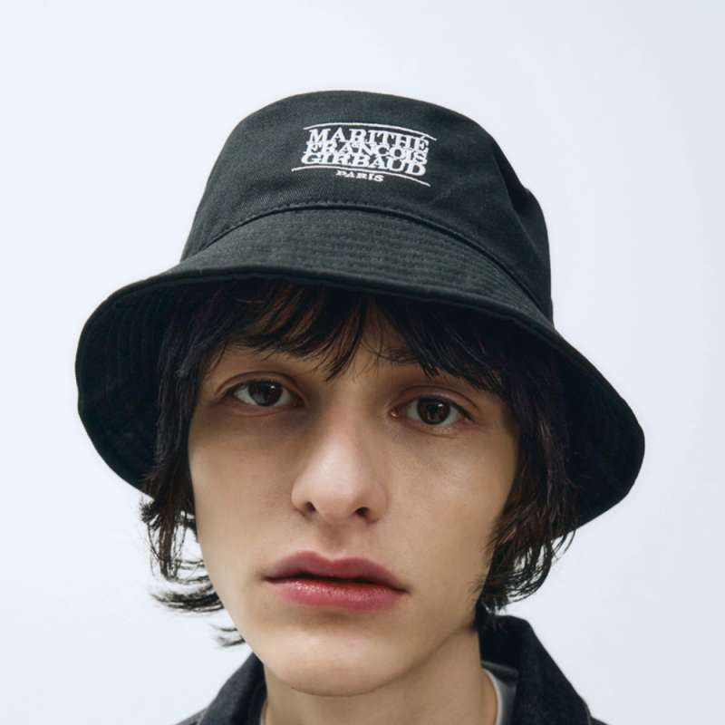 Promo Marithé François Girbaud Classic Logo Bucket Hat Black