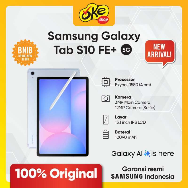 Samsung Galaxy Tab S10 FE Plus 5G 12/256GB