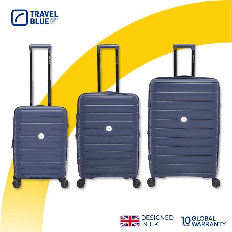 Everest 55cm Everest Cabin Luggage Travel Blue Everest Koper