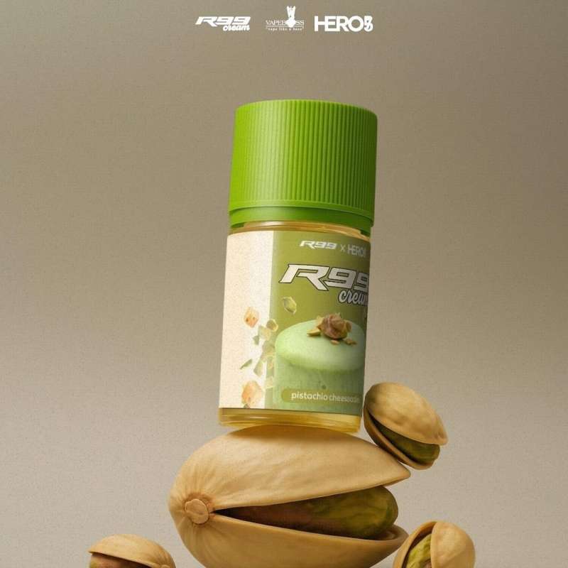 Jual Liquid Vape R99 Cream Pistachio Cheesecake 60ml By R99 X Hero57 - 6mg  Di Seller Vapehan Store - Vapehan Store - Kota Jakarta Timur | Blibli
