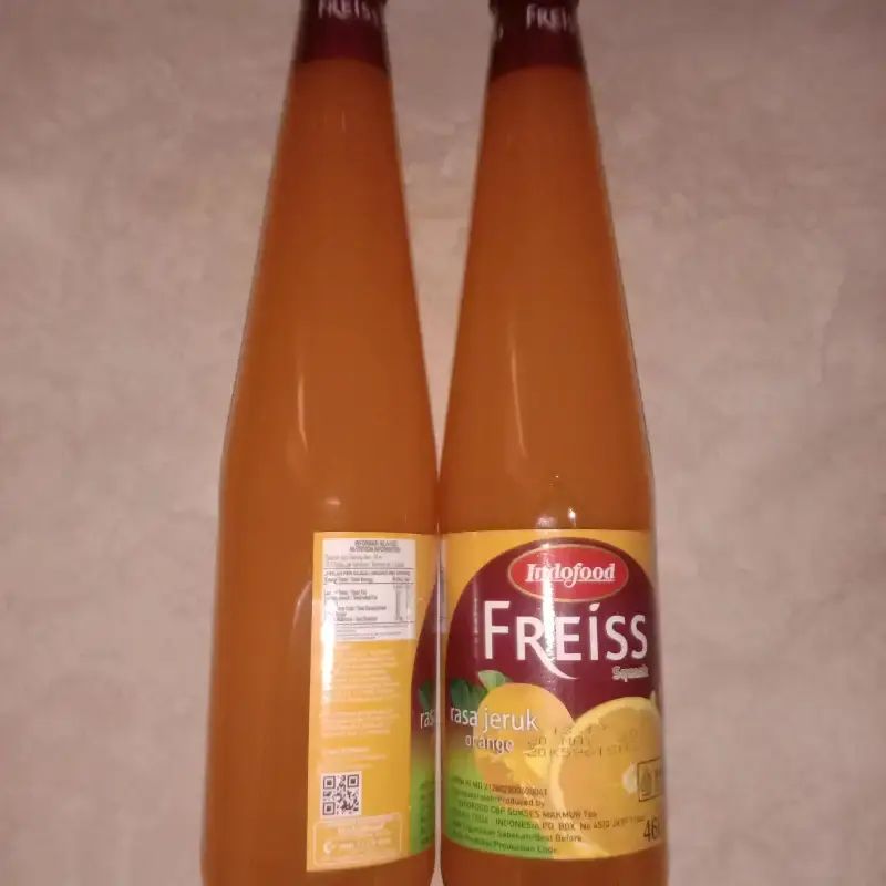 Jual Indofood Freiss Squash Jeruk 460ml, Indofood Freiss Squash Leci ...