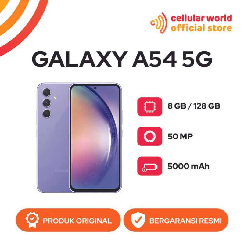 Jual Smartphone Samsung Galaxy A54 5G 8/128GB Garansi Resmi Indonesia