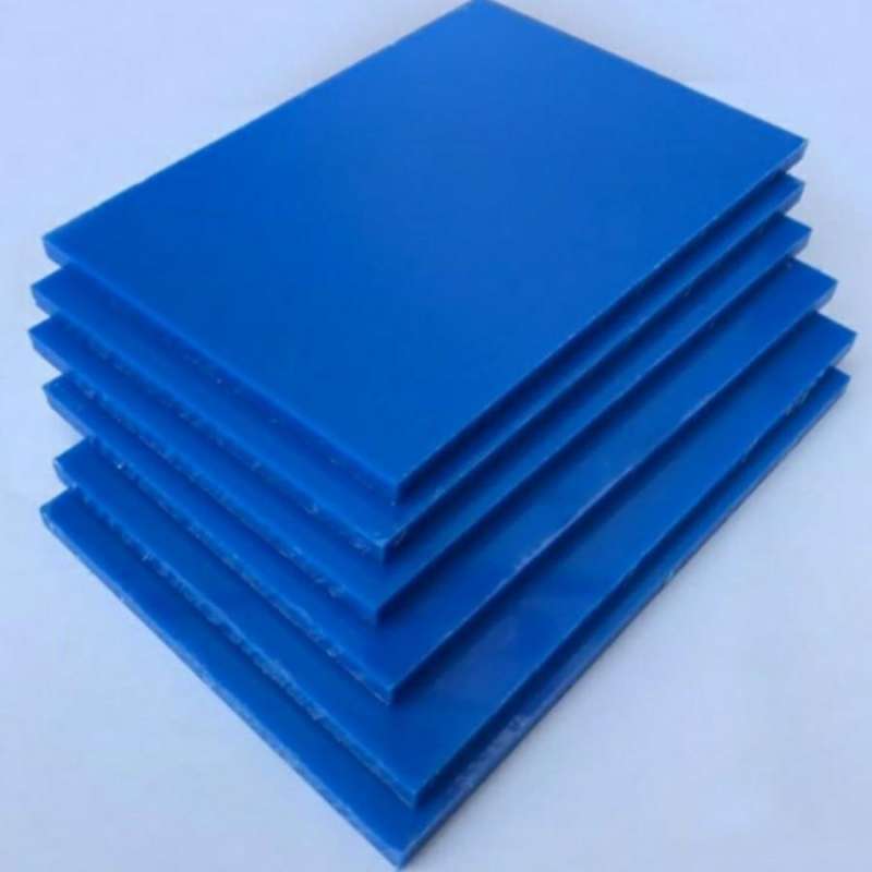 Jual Nylon PE biru lembaran 15mm x 40 cm x 40 cm / Polyethyene blue