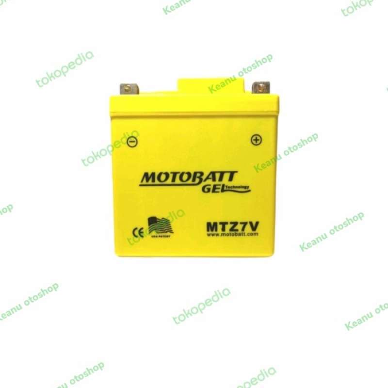 Promo Aki Accu Motobatt Mtz7V 12V 7Ampere Original Nmax N Max Aerox