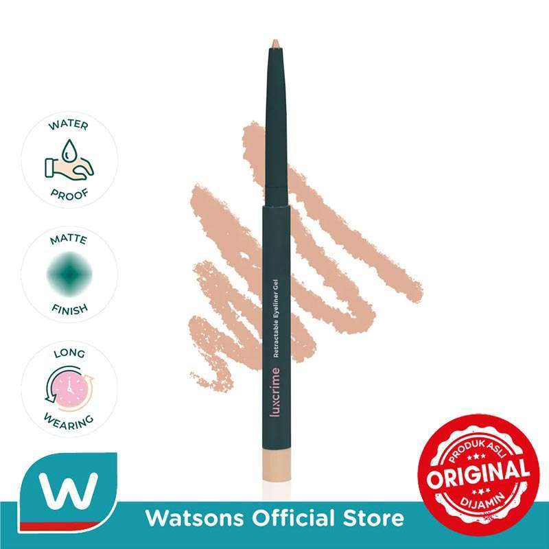 Promo Luxcrime Retractable Eyeliner Gel Ivory Diskon 20 di Seller