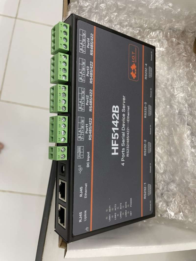 Promo Hf5142 Serial To Ethernet Converter, 4 Rs232 To Ethernet Diskon ...