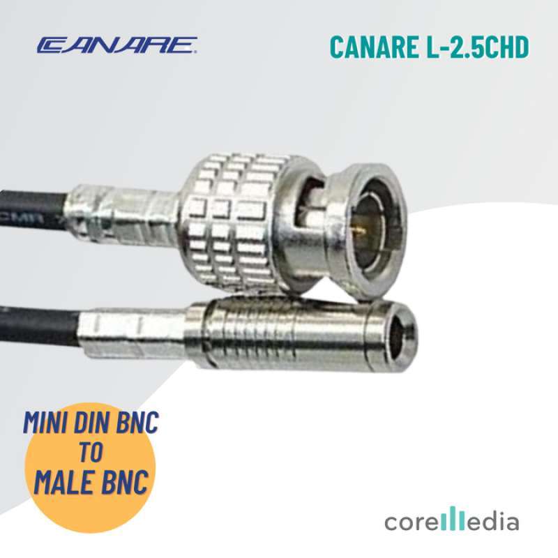 Promo CANARE L2.5CHD HD/SDI MINI DIN BNC TO MALE BNC 2 METER Diskon 33
