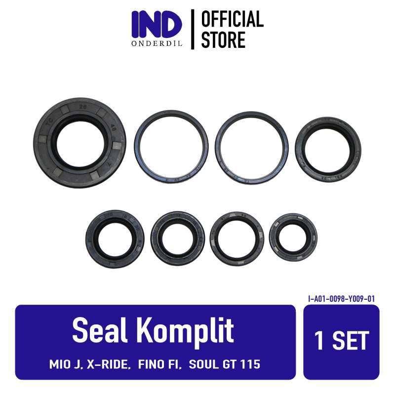 Jual Sil Komplit Mio J & XRide & Fino FI & Soul GT 115 Seal Oli Oil