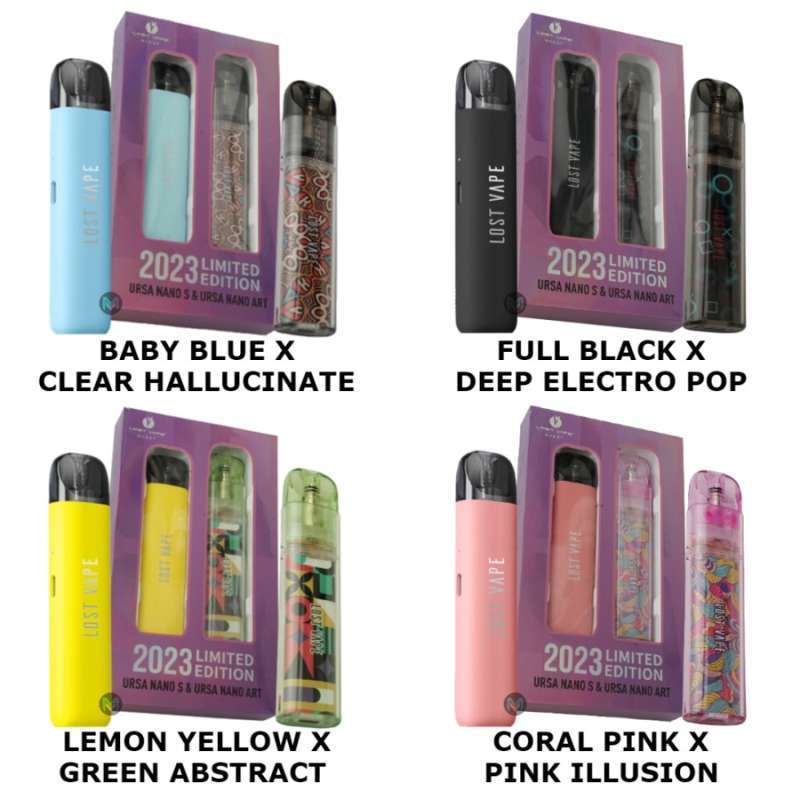 Jual Bundle Limited Edition Ursa Nano S Art Set isi 2 Pod Kit Authentic