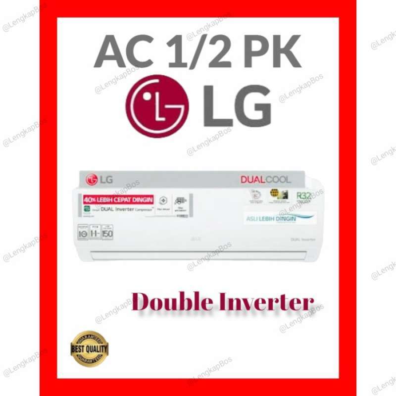 Jual AC LG 1/2 pk double inverter T06EV di Seller LengkapBos Alang