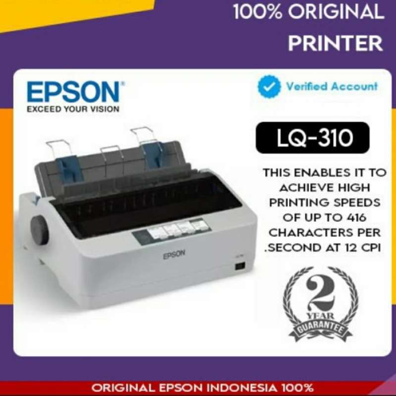 Promo Printer Epson Lq310 Dot Matrix Garansi Resmi Diskon 1 di Seller