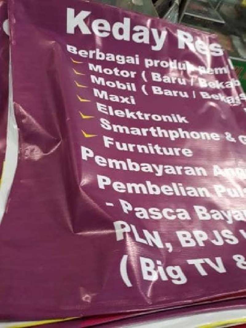 Jual Cetak Spanduk / Banner Murah Harga Per Meter Di Seller Pjp Stiker