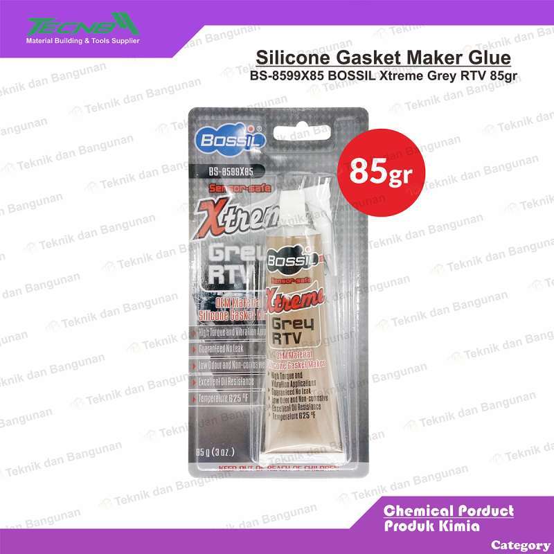 Jual Lem Bossil Xtreme Grey Rtv Lem Packing Paking Lem Silikon Gasket ...