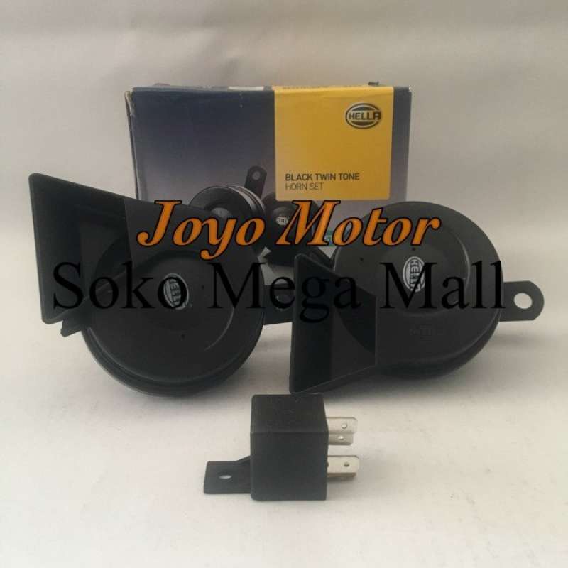 Promo New KLAKSON HELLA KEONG HITAM 12V FREE RELAY ORIGINAL BML295