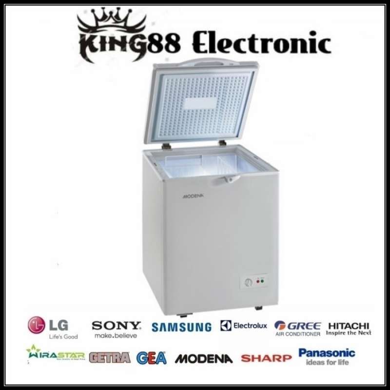 Promo Modena Conserva Md10W Chest Freezer 100 Liter Diskon 23 di