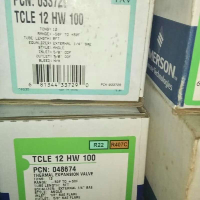 Promo Expansi Valve Emerson TCLE 12 HW100 Diskon 23 di Seller ID