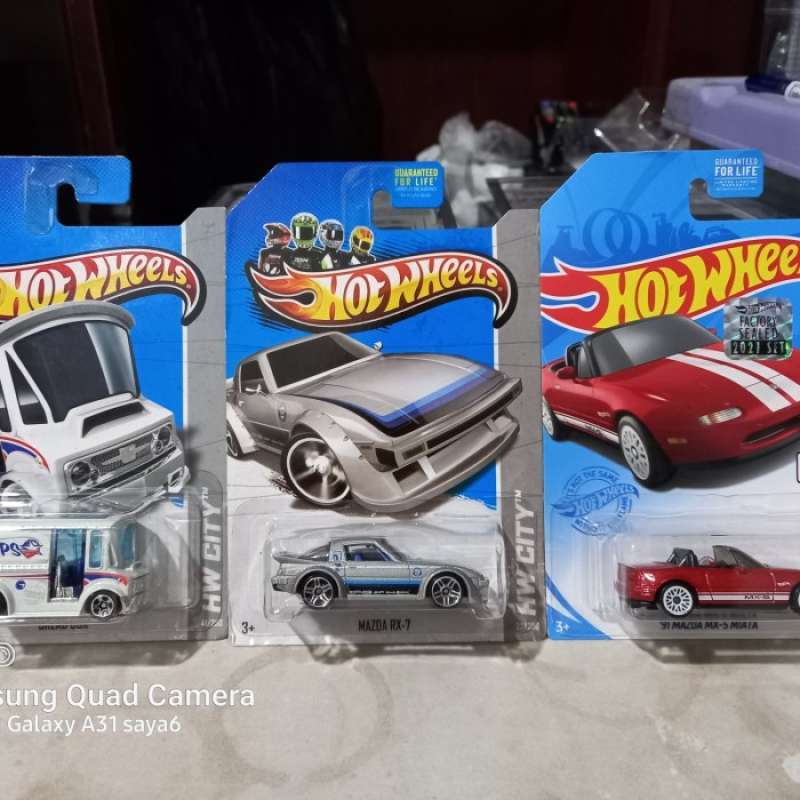 Promo Hotwheels 3 Pcs Treasure Hunts Reg Bread Box Mazda RX7 Dan RX5