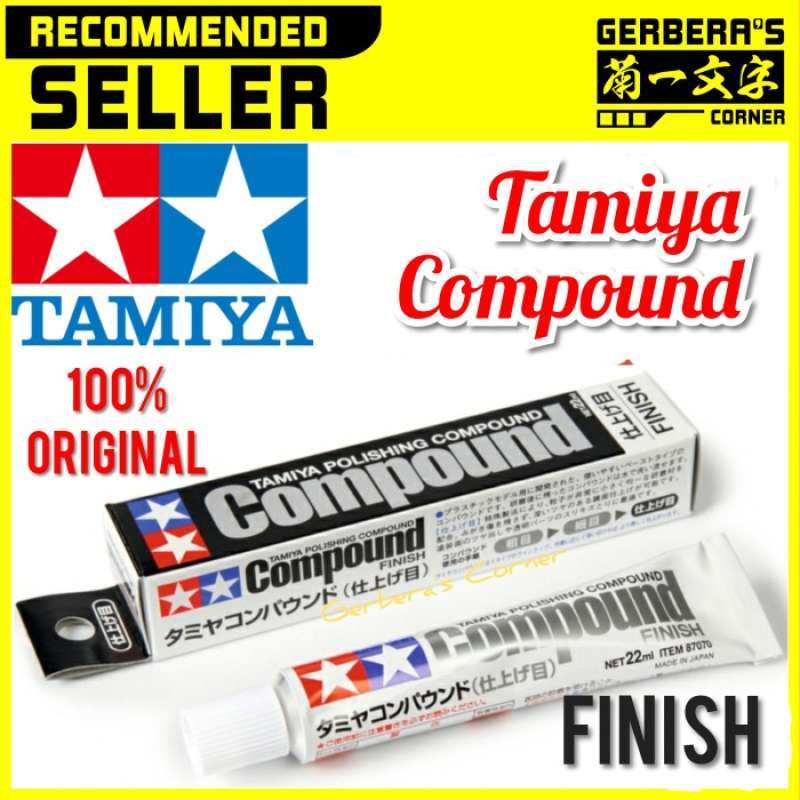 Promo Tamiya Polishing Compound Finish Dempul Gundam Model Kit Diskon